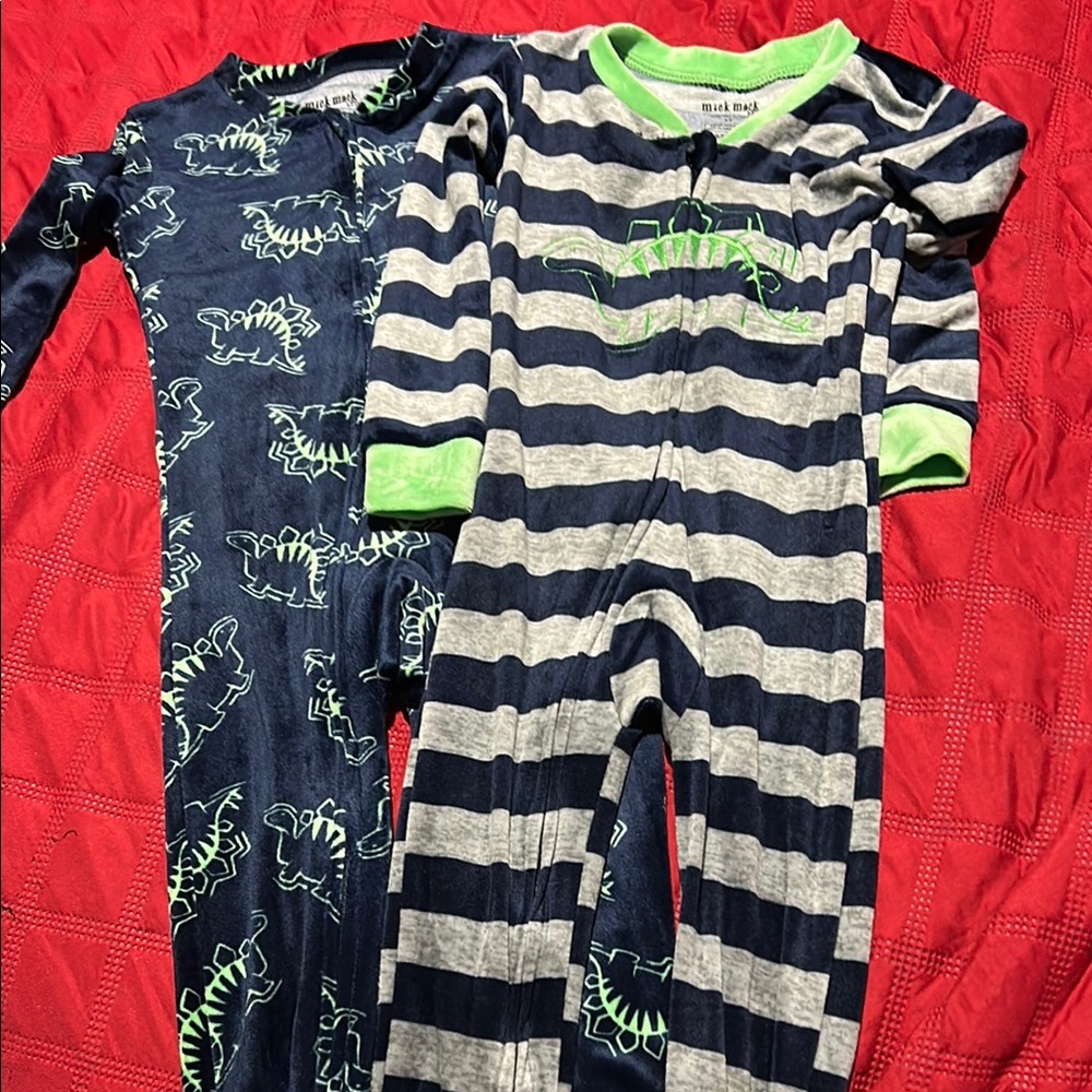 Blue and Gray One Pieces Footies for Cozy Sleep